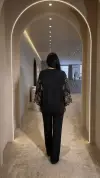 Çiçek Desenli Viskon Kumaş Bluz 